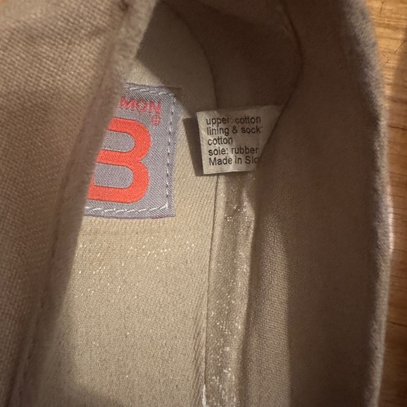 Bensimon Elastic Tennis Slip On Sneakers Shell Tan Color Size 38/7 - Picture 3 of 5